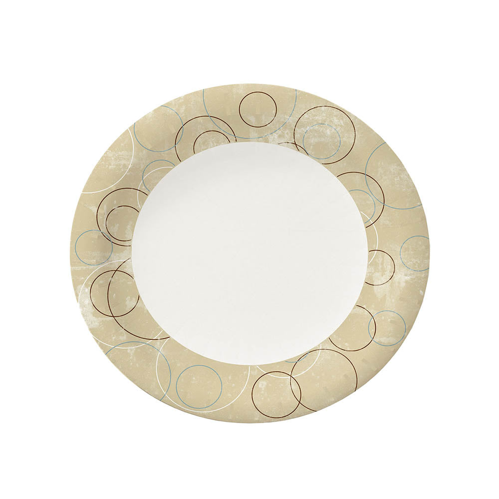 9" Champagne Medium Weight Paper Plate