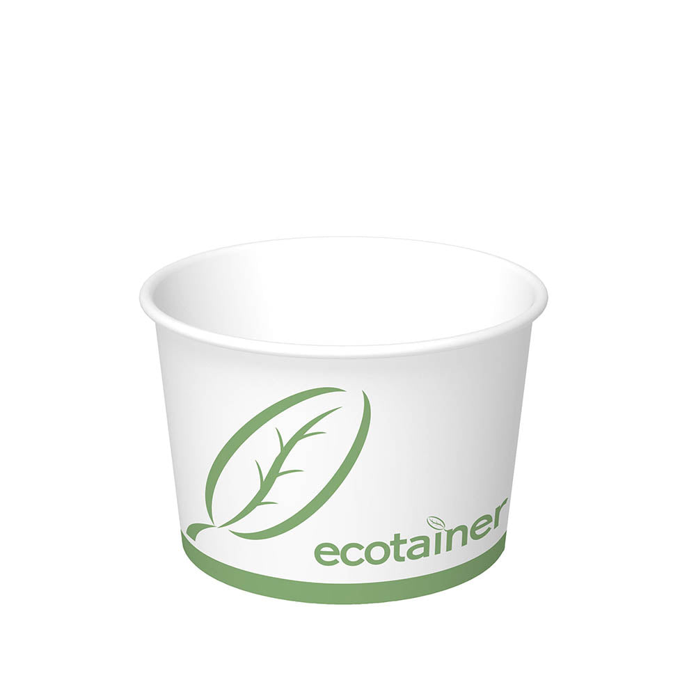 16 oz. ecotainer™ Paper Food Container (Squat)