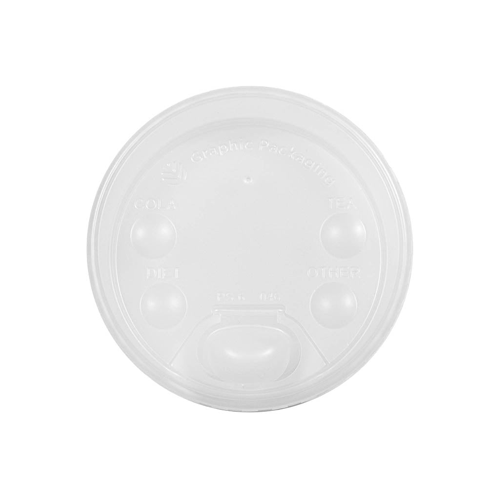 12/16/18/20/22/24 oz. Strawless Lock-Back Paper Cold Cup Lid