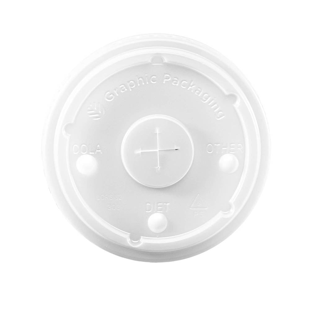 32 oz. Flat/Translucent Paper Cold Cup Lid