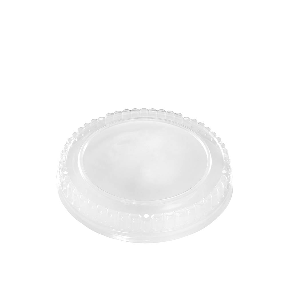 25 oz. Plastic Dome/Clear Paper Food Bucket Lid