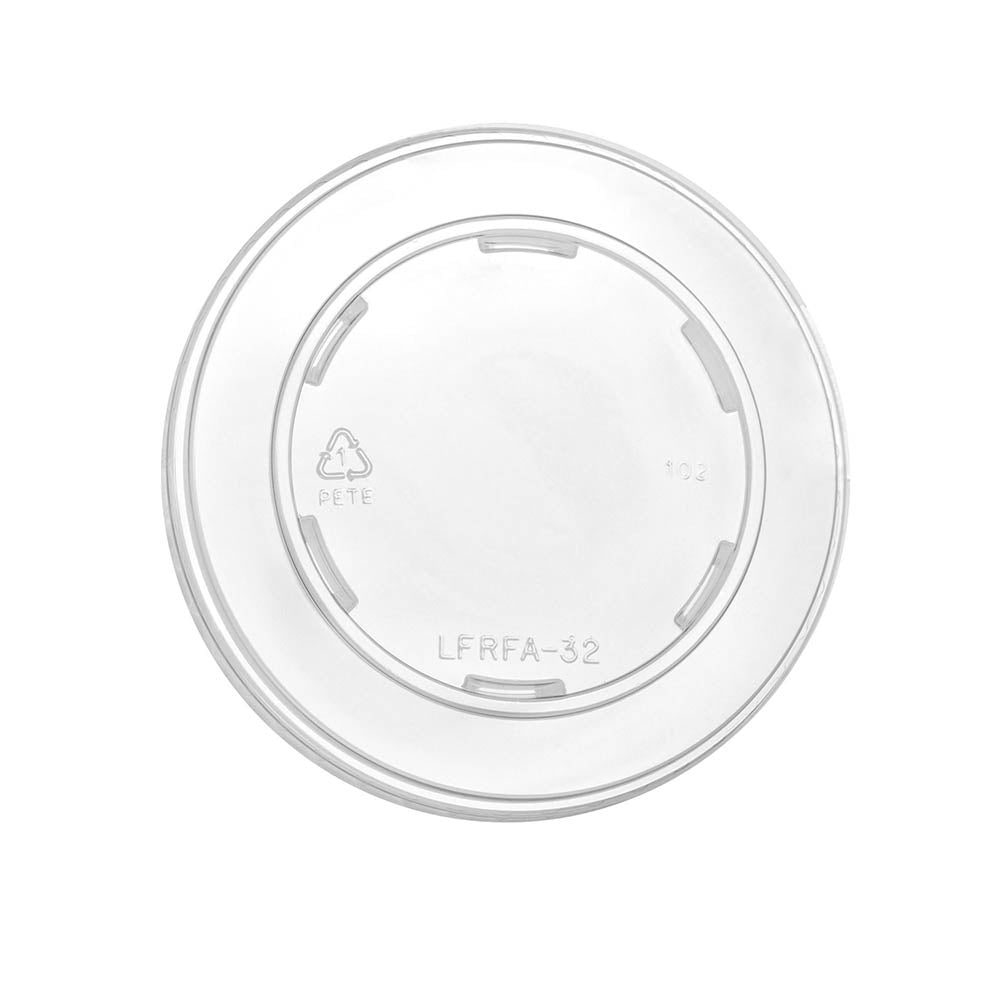 16/24/32 oz. Cold/Flat/Clear Paper Food Container Lid