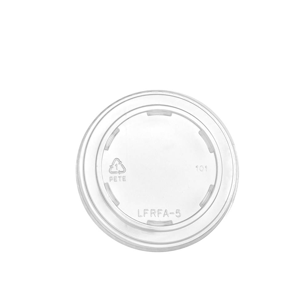 5 oz. Cold/Flat/Clear Paper Food Container Lid
