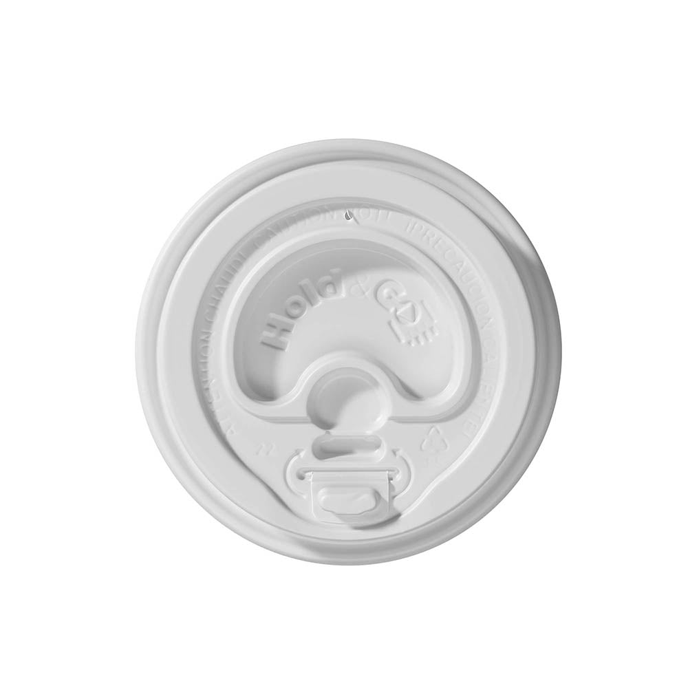 12/16/20/24 oz. Hold&Go™ Lock-Back Dome/White Paper Hot Cup Lid