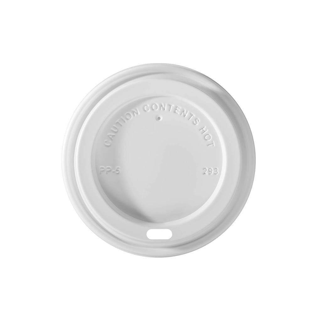 10/12/16/20/24 oz. Dome/White Paper Hot Cup Lid