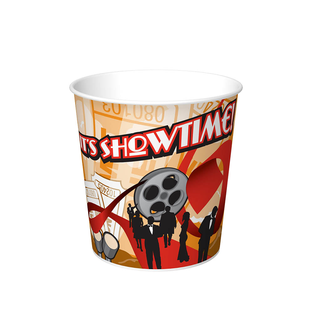130 oz. Showtime™ Paper Popcorn Bucket