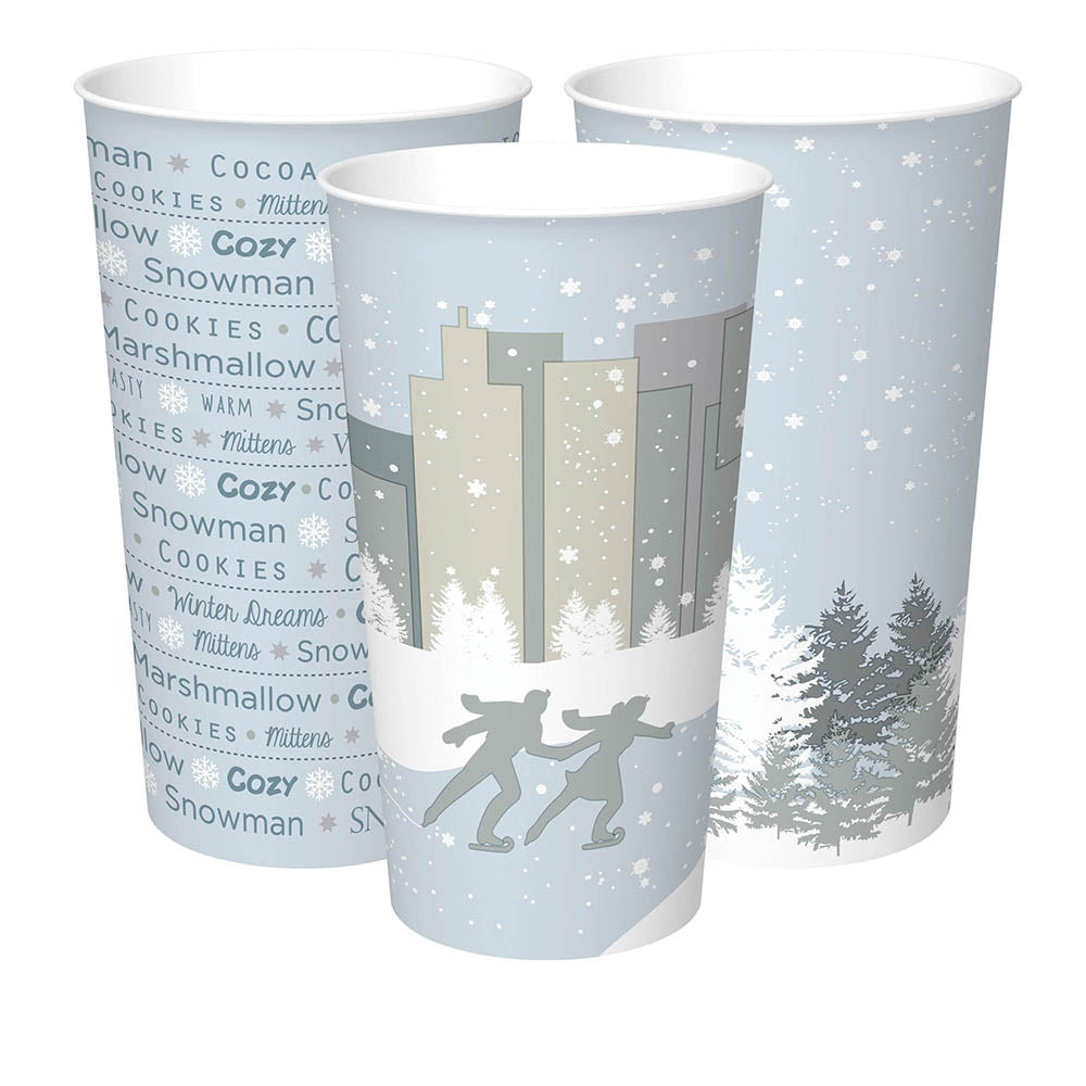 20 oz. Winter Paper Hot Cup