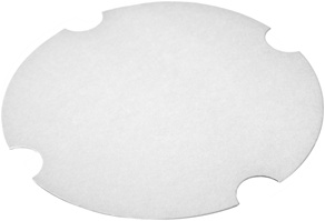 54/85 oz. Paper Flat/White Paper Bucket Lid